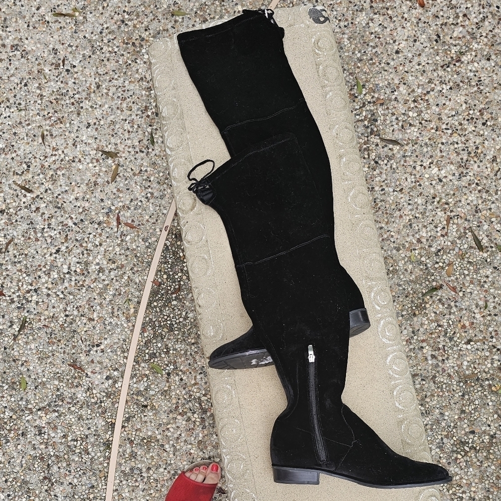 Mark Fisher Hulie velvet order the knee boots 8,5 - Picture 5 of 8